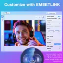 EMEET 4K Webcam with Sony Sensor, PDAF Autofocus, Noise-Reducing Microphones, Adjustable 73° FOV, Privacy Cover, Plug & Play USB Webcam + Tripod image 8