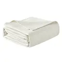 WOLTU Tagesdecke 220x240 cm, 100% Baumwollsteppdecke, Waffeldecke für Schlafzimmer, Wohnzimmer, Sofabezug, Creme image 0