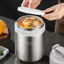 Maxcook MCTG0856 Boîte repas verticale isotherme étanche en acier inoxydable 316 avec large ouverture - 1,5 L image 3