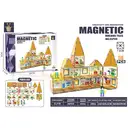 XINQIYUAN Qiyuan Jouet Éducatif Set de Blocs de Construction Magnétiques Style Villa 7.5cm Grosses Particules 58pièces [Mélange aléatoire – Couleurs issues uniquement de la photo principale] image 2