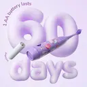 Ordo Squishmallows Kids Battery Powered Toothbrush, Soft Bristles, Extra Brush Head, Ages 4+, Battery Included, Daxxon image 2