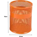 Senhoglb Mesh Pen Pot，Set of 2，Orange, New Year Sale , Top gift picks image 5
