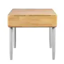 Dining Table Altona Rectangle Extendable Drop Leaf Grey/Oak 76x61-97cm image 4