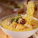 Bai Xiang Instant Noodles with Excellent Broth, Signature Pork Bone Broth, Bucket Packaging, 12 x 108 g image 1