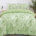 NightComfort Duvet Cover Set Madeira Reversible Green Double image 0