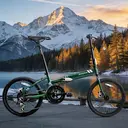 OYAMA-skyline 500-folding bike-green image 2