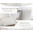 chairus Bar Stools Set of 2 Velvet Counter Chairs with Backrest Breakfast Bar Stools for Kitchen image 4