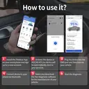 MUCAR BT200 Car Diagnostic Tool, Full System OBD2 Scanner with 15 Service Reset Functions, Live Data & Diagnostic Report, Supports 115+ Vehicle Brands, Lifetime Free Full System & OBD2 Functions image 2