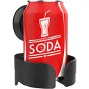 TAILI Support de verre à vin à ventouse pour douche, porte-gobelet de bain mural amovible pour bière, vin, boissons, à apprécier dans le spa, salle de bain, cuisine, etc. Noir image 7