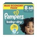 Pampers Baby-Dry Maxi Pack, Taille 8, 68 couches image 0