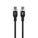 Hyper® 1.5m Silicone USB-C to USB-C 60W Charging Cable - Black image 0
