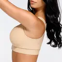 Feelingirl 3D Molded Post Surgery Compression Chest Surpport Front Hooks Anti-Sag Breathable and Adjustable Bra for Women M Skin, Couple Gift Perfect Gift image 1