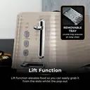 Tower T20083MSH Saturn 2-Slice Toaster with 7 Browning Levels, Defrost/Reheat/Cancel, Latte Beige image 4