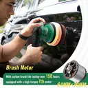 BATOCA - Cordless Car Buffer Polisher - 2pcs 2.0Ah 12V Lithium-ion Rechargeable Battery Powered Brushless Polisher with 6 Variable Speed, DA Orbital Buffer for Car Detailing, Polishing, Waxing image 1