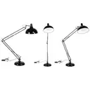 Interiors by Premier Floor Lamp Study Metal Black image 2