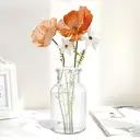 12pcs/10.5cm4.1in  Small Glass Vases, Pack of 12 Mini Glass Vases, 125 ml Small Bottles with Jute Cord, Flower Vase, Table Vases, for Table, Decoration, Centrepieces, Home, Birthdays, Festivals image 5