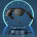 Verbex G02 Black AI Glasses Smart Glasses Bluetooth Glasses Translation Glasses Listen to music, answer calls, Wi-Fi transmission, voice wake-up weather forecast, ChatGPT image 5