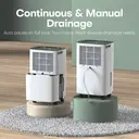 CONOPU 12L/day Dehumidifier CSD08 - Auto Humidity Control, 24H Timer & Clothes Drying Mode, Energy-Efficient, Ideal for Apartments, Basements, Laundry Rooms. image 5