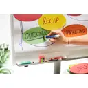 STABILO MARKdry Coffret de 4 crayons marqueurs pour tableau blanc avec taille-crayon et chiffonnette image 2