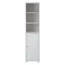 Maison by Premier Storage Cabinet Portern 1 Door White Tall image 0