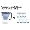VIVREAL Carafe filtrante avec minuteur électronique, compatible avec cartouches Brita, matériau ABS - 2,4 L image 8