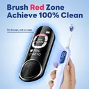 SAKYPRORAL Electric Toothbrush with AI Smart Screen for Adults Kids Teens | 150-Day Battery, Real-Time Brushing Map | Whitening Mode, 3-Min Timer, Travel Case | Family Sonic Toothbrush (G5S Blue) image 1