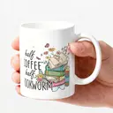 Alphynix 1pc 11oz Get Your Morning Boost with the Hilarious 1pc Funny Coffee Mug! Perfect for Tea, Summer or Winter Drinks. Ideal for Office Use, Parties, and Birthday Gifts! image 2