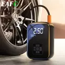 EAFC Wireless Charging Inflatable Pump Portable Small Air Compressor Digital Display Multifunction Pump Air Combination for Car Motorcycle Tire  image 1