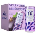 Dash Water - Sparkling Water Infused With Wonky Blackcurrants Multipack - 4 X 330ml image 0