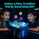 Tokky 100-Piece Magnetic Blocks Mine World Pixel Blocks STEM Montessori Enlightenment Toys Strong Magnetic ABS Safe Material Creative Adventure Building Blocks Color Box Packaging CFD15 image 5