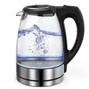 Cuisync 1.7L High Borosilicate Glass Electric Kettle, 2200W High Power Fast Boiling, 304 Stainless Steel Base, 360° Rotating Base, Household Electric Kettle (FY-788) image 0