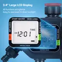 DEWENWILS Programmateur d’arrosage automatique 4 zones avec fonction de retard pluie et modes manuel/automatique image 2