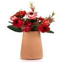 Yuejia Vase en céramique rustique marron - 15 cm image 3