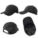 TOP-EX Casquette respirante en mesh, séchage rapide, effet rafraîchissant taille M/L - Noir image 1