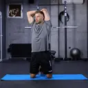 7MM Memory Yoga Mat Size: 61*183m    Thick mat with great grip，Yoga Pilates Fitness and Floor Workout at Home ， Gym Non-slip image 3