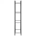 Vertical Firewood Storage Rack Sturdy Metal Log Holder Large-Capacity Freestanding Organizer for Fireplace Patio Home image 3