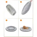 SONGMICS FEANDREA  Panier rond pour chien, 120 x 20 cm - Gris ombré image 7