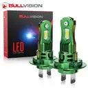 Bullvision :H7 Bulbs, 1:1 Size H7 Lights Bulb No Adapter Required 6000K White Fog Light, 10000LM Brighter  Plug and Play, Pack of 2 image 1