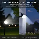VIVREAL  72LED solar spotlight white light type 3-pack CPD-26, New Year Sale , Top gift picks image 8