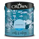 CROWN Matt Emulsion Powder Blue 2.5L image 1