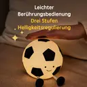 VIVREAL Fußball LED-Nachtlicht A032 – Wiederaufladbar, 3-stufig dimmbar, Typ-C-Ladung, Weiches Silikon, ABS & PP image 6