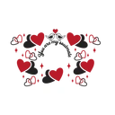 Alphynix 1pc “You Are My Soulmate” Glass Tumbler, 500ml Clear Cup with Red Hearts & Bird Design, Includes Wood Lid & Glass Straw, Valentine‘s Day Gift for Couples image 6