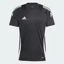 Adidas Tiro 24 Jersey T-Shirt - Black IS1019 image 0