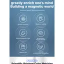 XINQIYUAN Qiyuan Jouet Éducatif Pièces de Construction Magnétiques Surface Diamant 7.5cm 96pièces [Mélange aléatoire – Couleurs issues uniquement de la photo principale] image 1