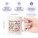 Alphynix 1 Mug Jesus Is My Jam, tasse à café céramique 33cl avec pots de bénédictions de foi colorés, cadeau chrétien humoristique pour femmes, hommes, ados,Le cadeau de la saint-valentin, cadeau d’anniversaire image 7