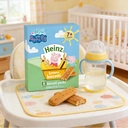 Heinz Peppa Pig Banana Biscotti 7+ Months 8 x 40g image 3