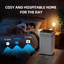 ELECCI 60L/D Dehumidifiers with Purification, 6.2L Water Tank, Auto Defrost, 24H Timer, R290, Continuous Drainage with Drain Hose, Ideal for 120m² Rooms. image 3