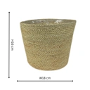 Bergen Jute Natural Lined Planter H16Cm D18Cm image 2