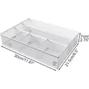 Senhoglb Panier organisateur pour tiroir en maille, blanc, Offre annuelle, Meilleurs choix cadeaux image 1