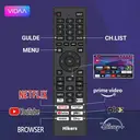 Hikers 32" LED Smart HD TV VIDAA DVB-T2/S2 Netflix/Prime Video/Disney+ 2×HDMI 2×USB Dolby Digital+ WLAN Bluetooth Schwarz image 6